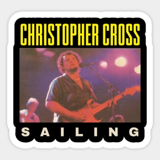 Christopher Cross  Original Aesthetic Tribute 〶 Sticker